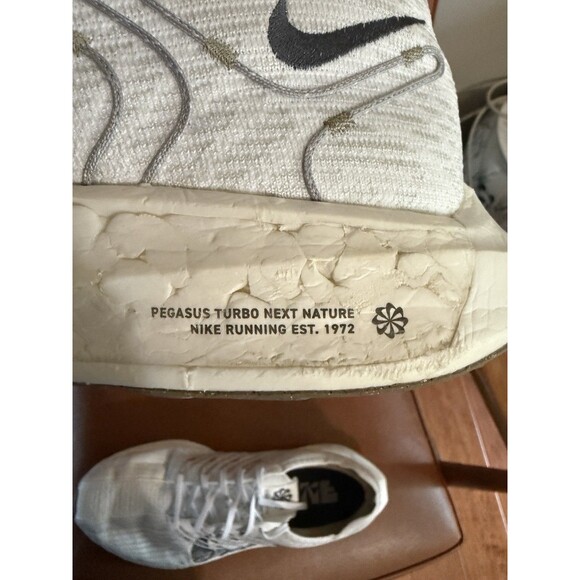 Nike Pegasus Turbo Next Nature White Running Shoes US 15 main image 14